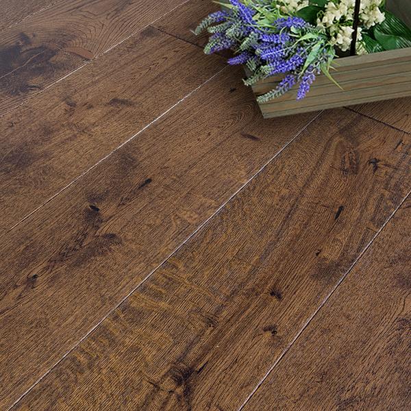 Abbey Torre 14mm Coffee Oak Brushed Matt Lacquered Engineered Floor