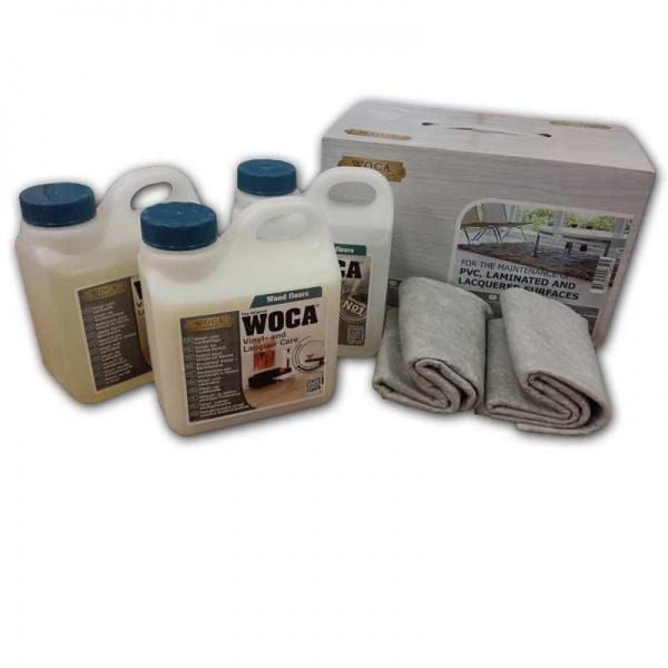 Woca Maintenenance Kit Lacquer Floors  EWA30